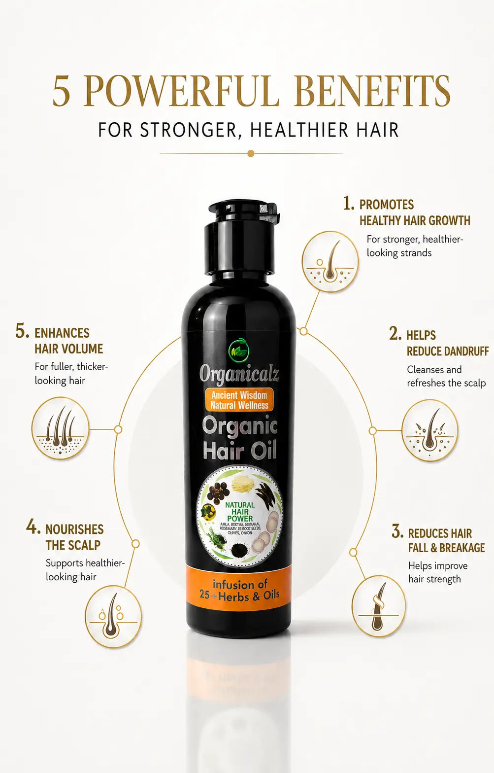 Organic Hair Oil (200ml)